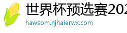 世界杯预选赛2024年赛程中国